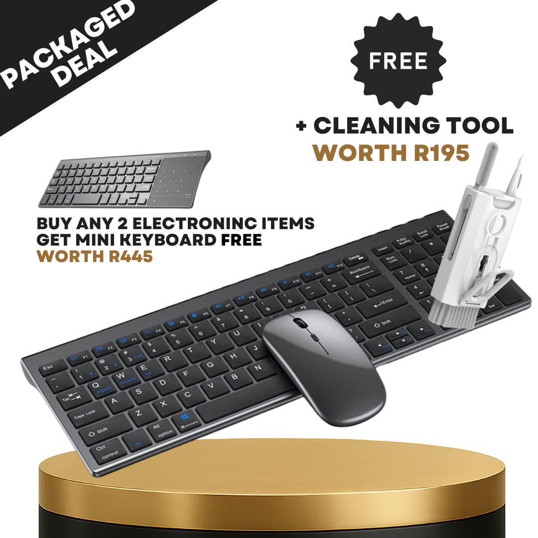 Wireless Bluetooth Keyboard & Mouse Set