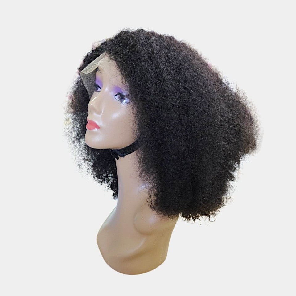 14โ New Curly Double Drawn Frontal Lace Wig โ 100% Human Hair | 13x4 Frontal