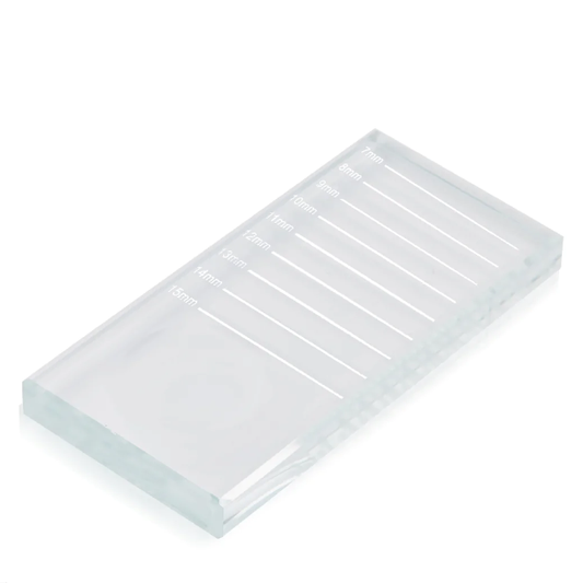 2-in-1 Eyelash Extensions Glass Plate Tile