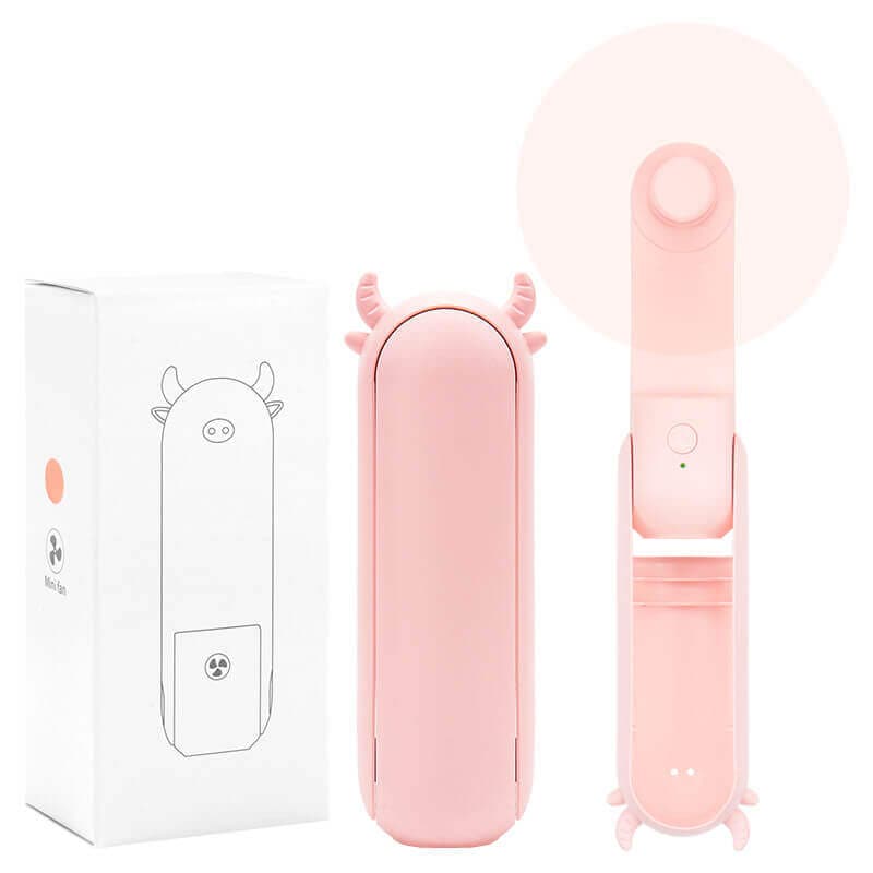 2-in-1 Portable Mini Electric Fan / Power Bank