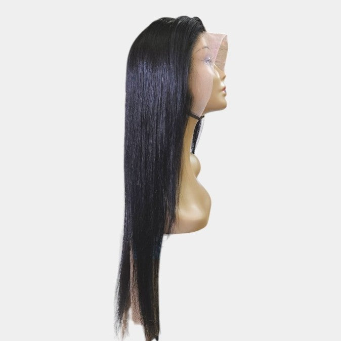 30” Straight Frontal Lace Wig – 100% Human Hair | 13x4 Frontal