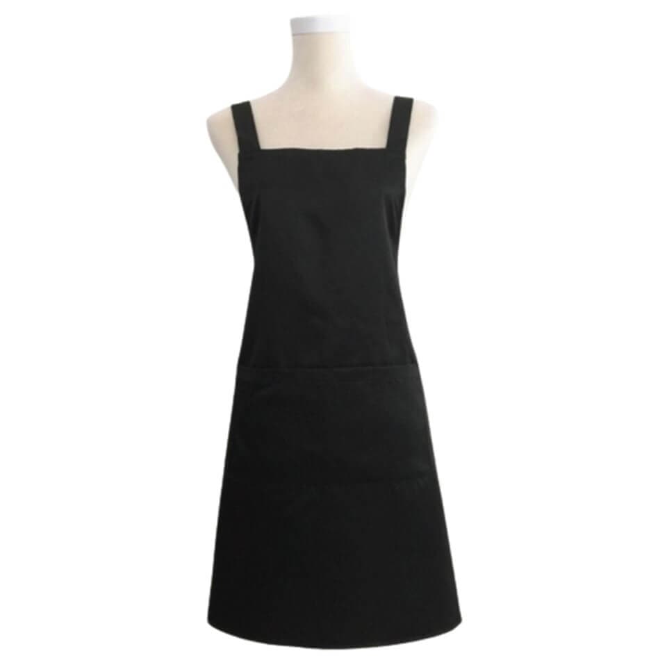H-shape Adjustable Black Apron