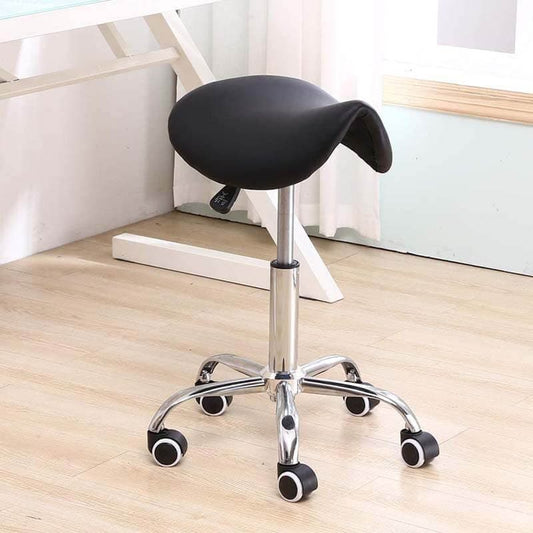 Adjustable Rolling Ergonomic Saddle Stool