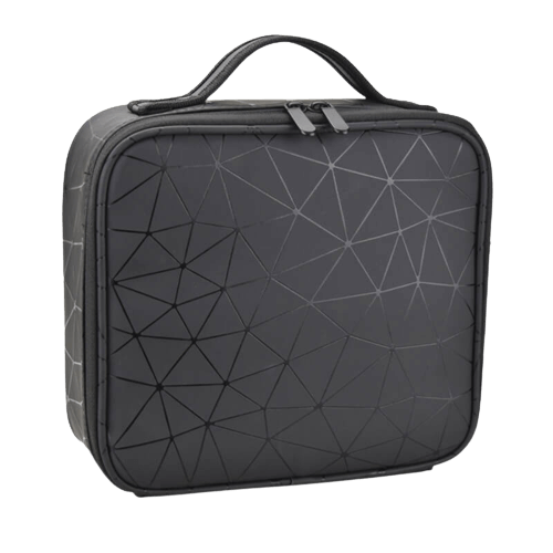 Black Diamond Pattern Makeup Bag