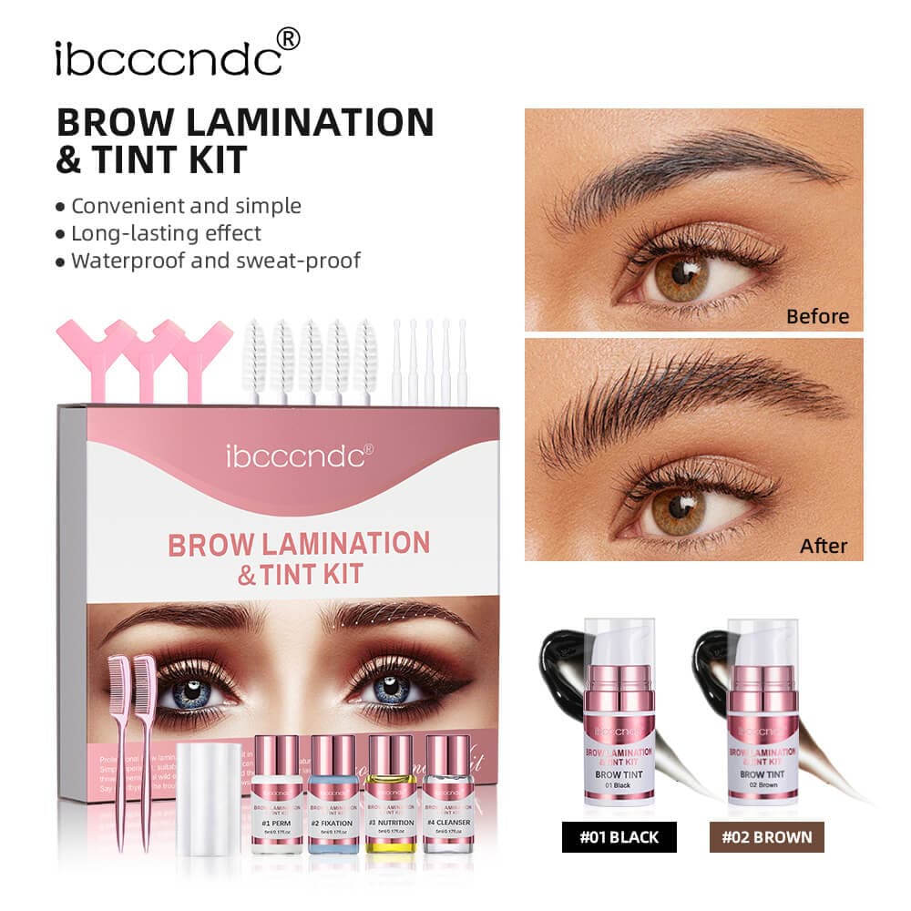 Brow Lamination & Tint Kit (Black & Brown)