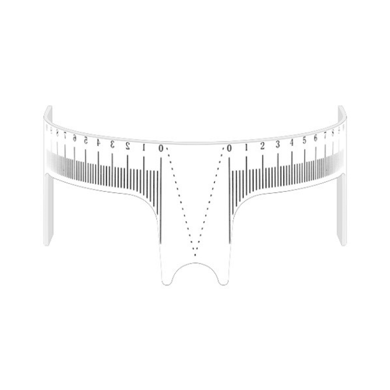 Brow Position Mapping Ruler