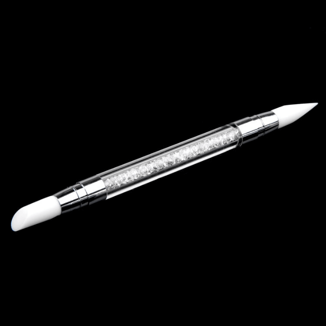 Crystal Dual Head Silicone Nail Art Sculpting Tool