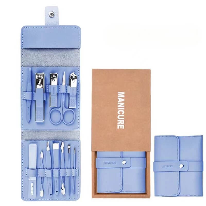 Deluxe Full Manicure & Pedicure Kit with Pouch