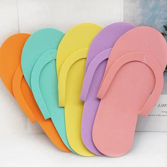 Disposable Pedicure Slippers (Pack of 12 pairs)