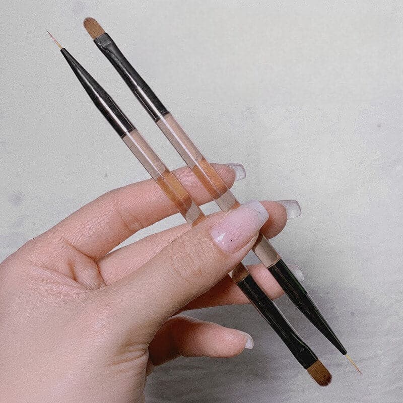 Dual Head Gel Application Art Brush