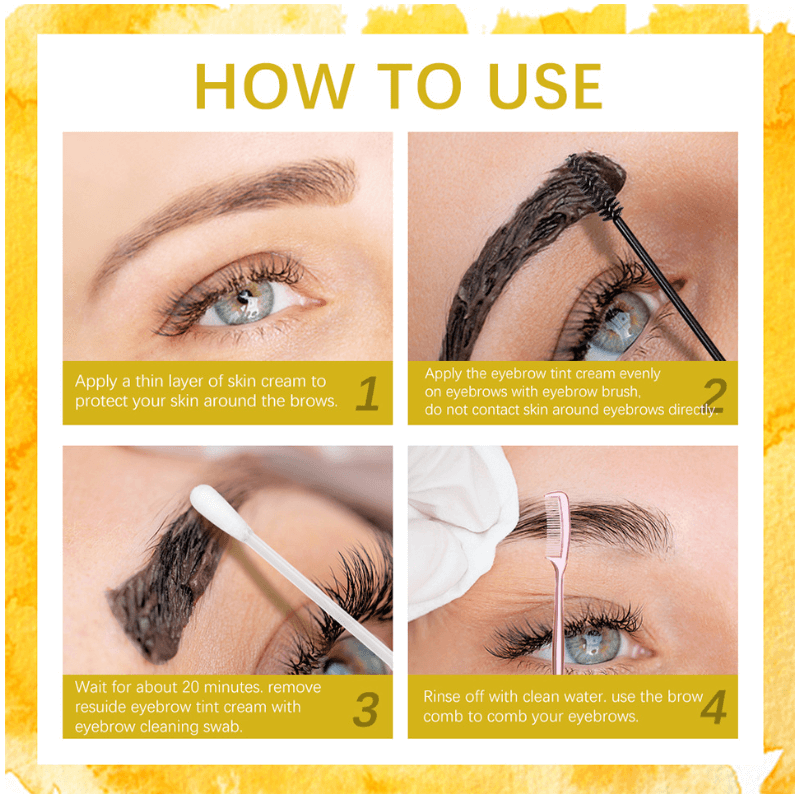 2-in-1 Eyelash & Brow Tint Dye Kit