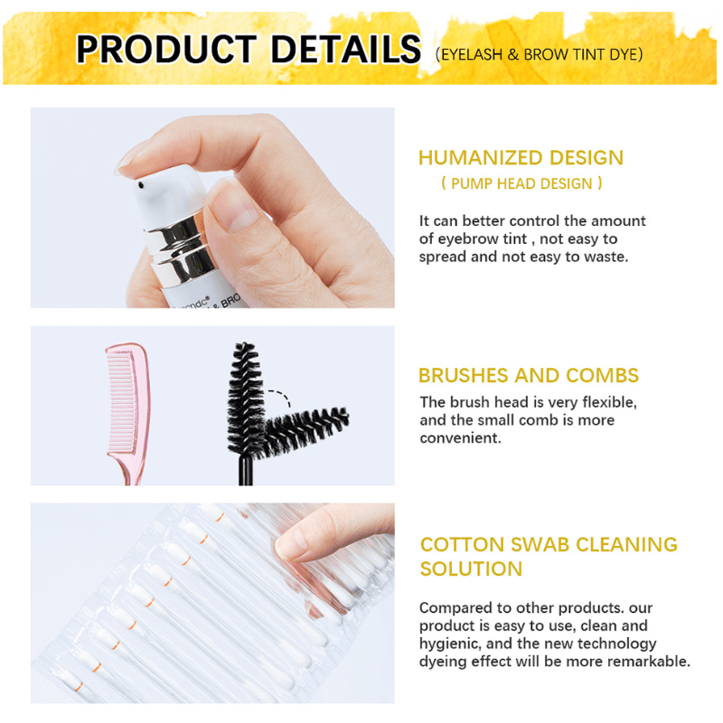 2-in-1 Eyelash & Brow Tint Dye Kit