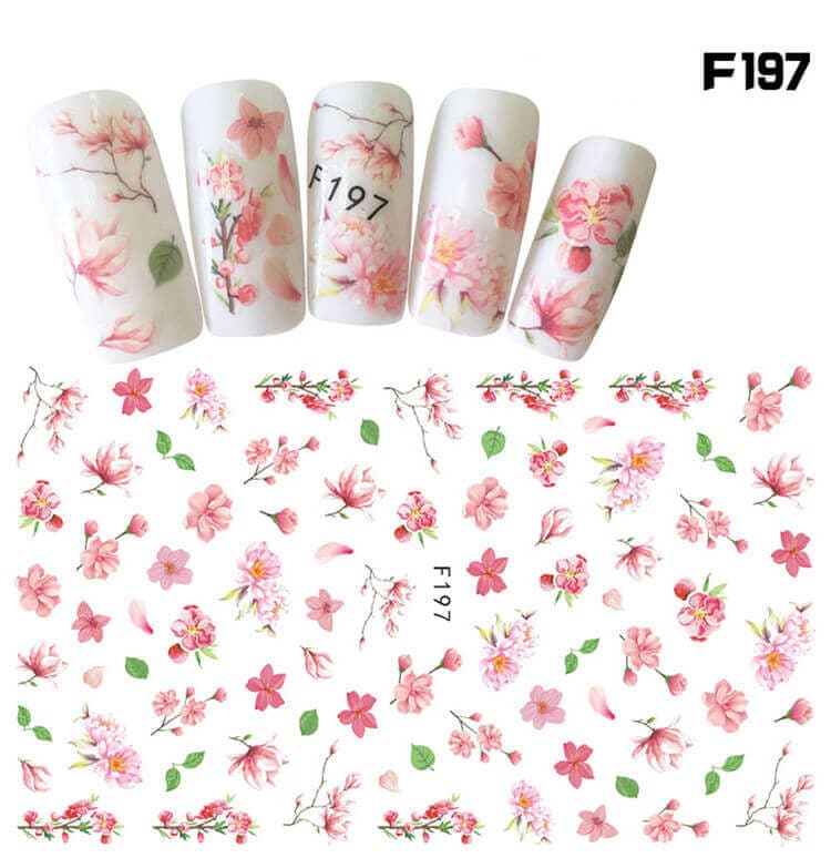 Flower Nail Art Stickers