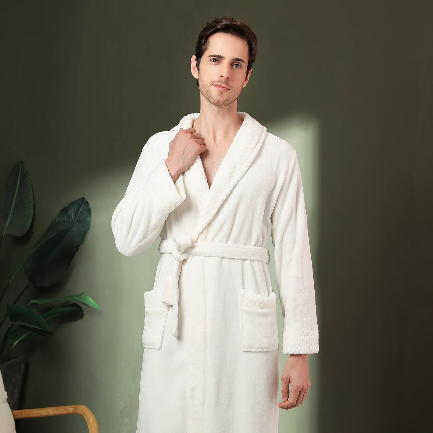 Luxury Extra-Length Flannel Fleece Gown