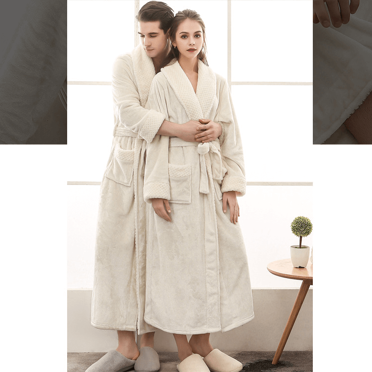 Luxury Extra-Length Flannel Fleece Gown