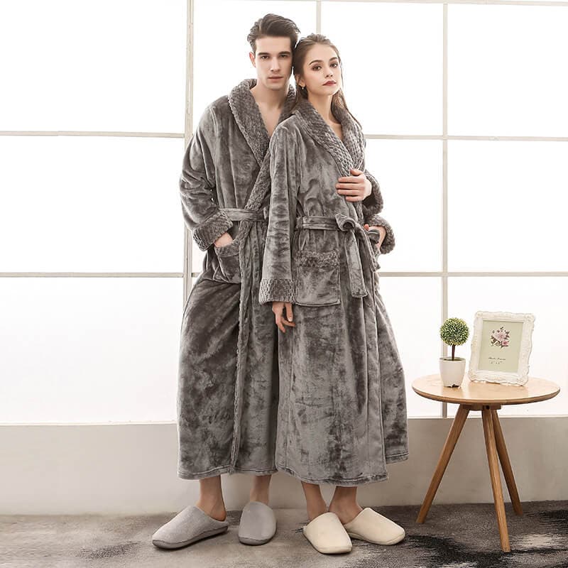 Luxury Extra-Length Flannel Fleece Gown