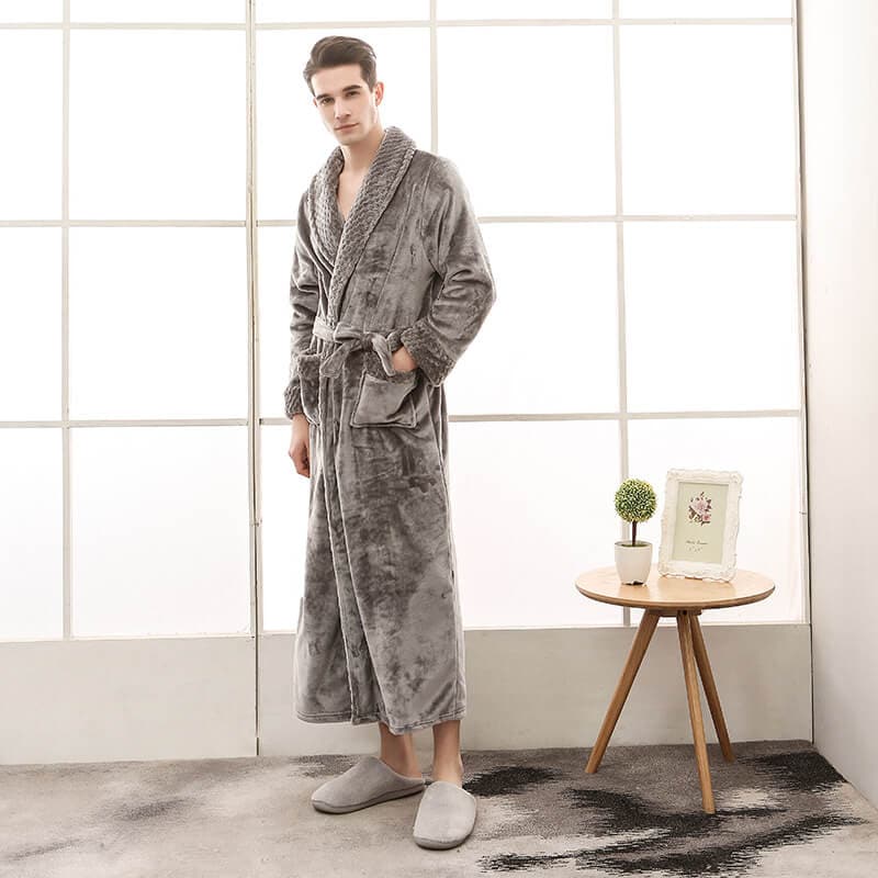Luxury Extra-Length Flannel Fleece Gown