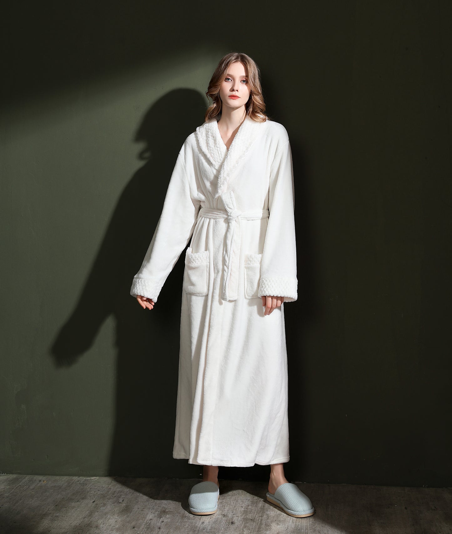 Fleece Gown + Luxury Slippers Bundle