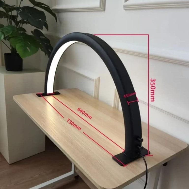Half Moon LED Desk Nail Lamp