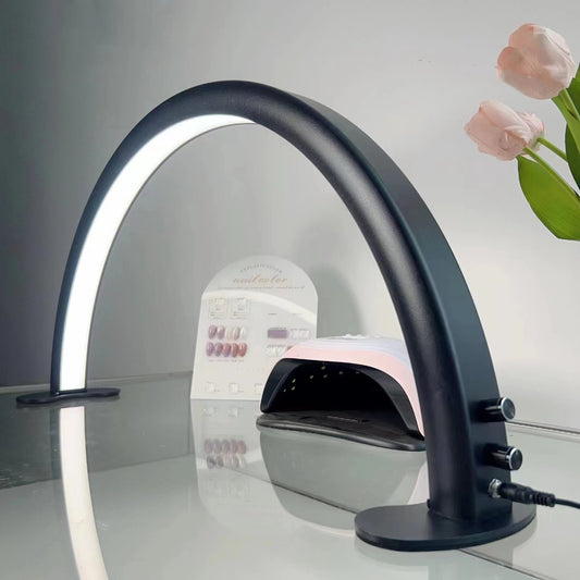 Half Moon LED Desk Nail Lamp
