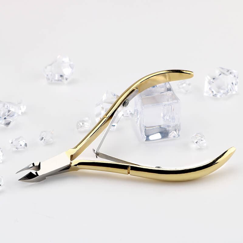 High Quality Professional Cuticle Cutter Nipper Gold