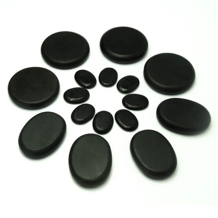 Hot Stone Set with Heating Box (16 pcs)