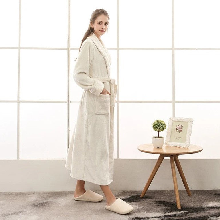 Luxury Extra-Length Flannel Fleece Gown