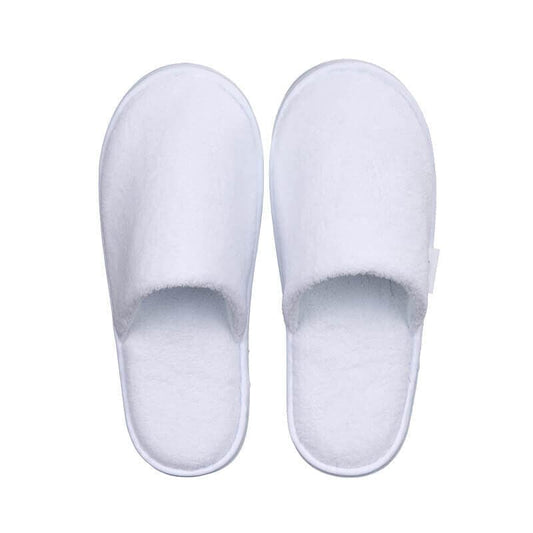 Luxury Hotel Slippers (7mm) - White/Grey