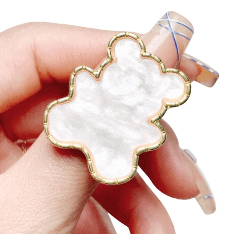 Mini Nail Art Teddy Shaped Ring