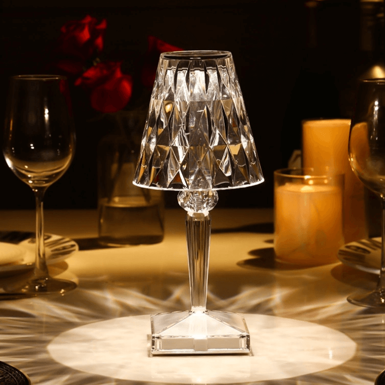 Mini Rechargeable LED Crystal Diamond Table Lamp Aurora Online Store