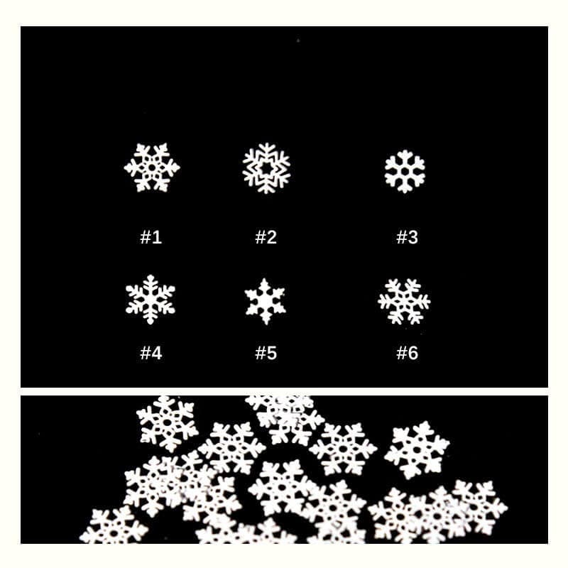 Mixed Snow Flakes Nail Art Palette