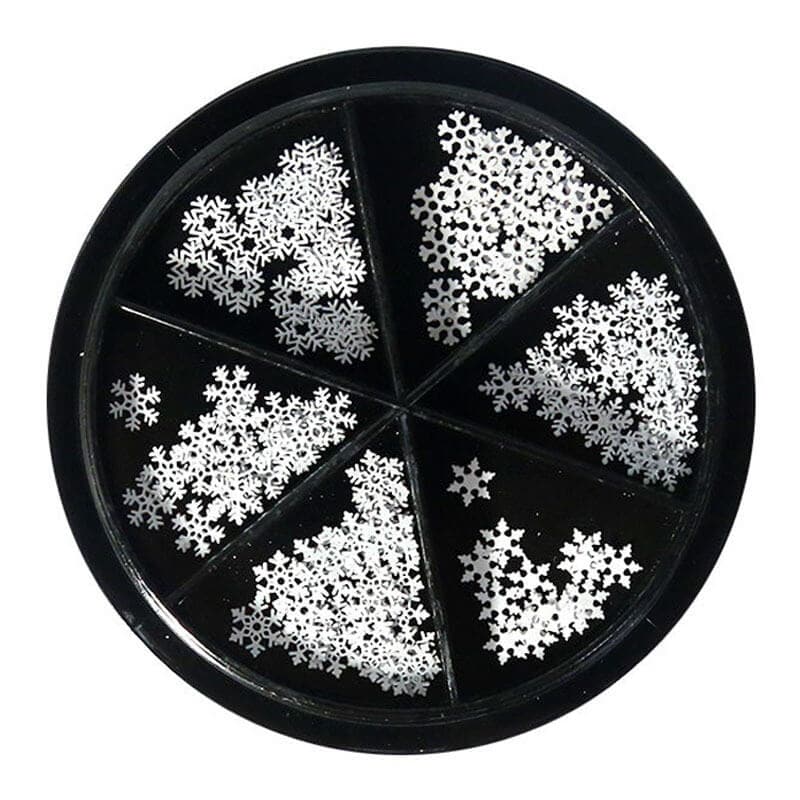 Mixed Snow Flakes Nail Art Palette