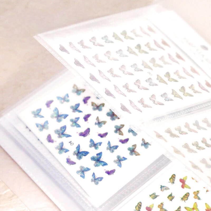 Nail Art Stickers Storage Album