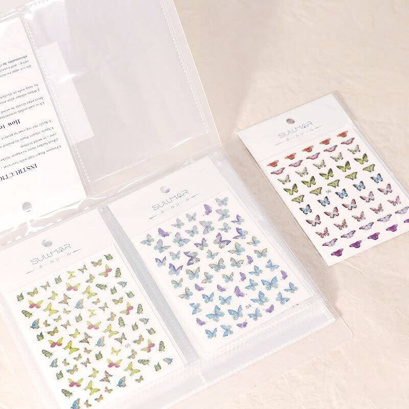 Nail Art Stickers Storage Album