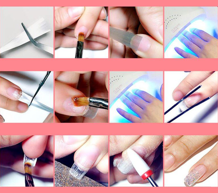 Nail Extension Glass Fibre Strips