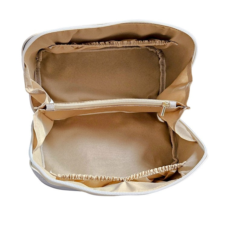 Organ Pillow Cosmetic Bag - Cream (Unboxed Deal)