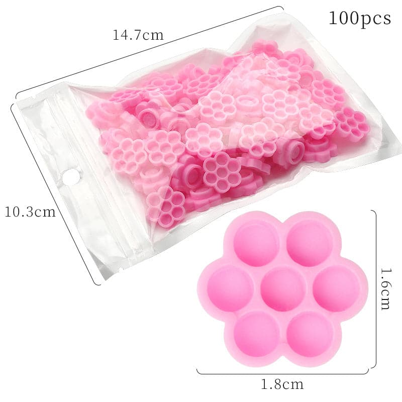 Pink Multi Glue Cup (100 pcs)