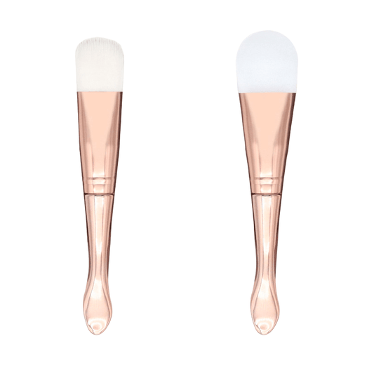 Rose Gold Double-sided Mask Brush / Spatula