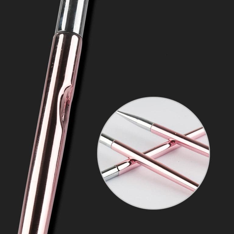 Rose Gold Fine Art Gel Brush Trio Set