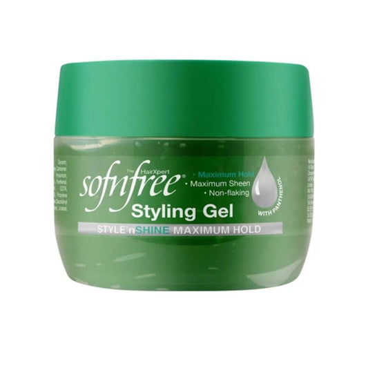 Sofn’free Style ‘n Shine Maximum Hold Styling Gel with Panthenol