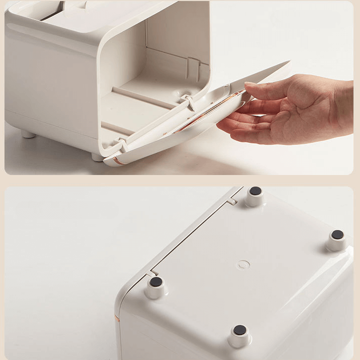 Magnetic Tissue Box with Storage