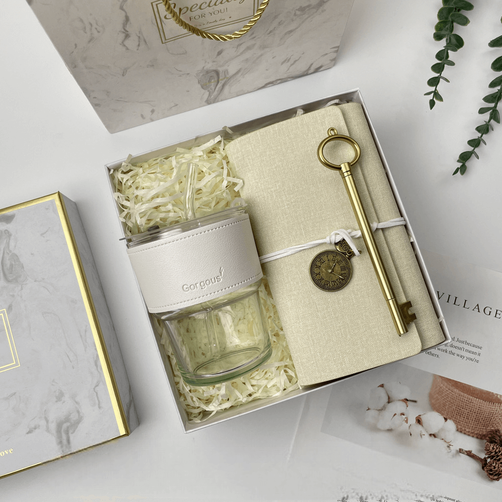 Tumbler, Notebook & Pen Gift Set