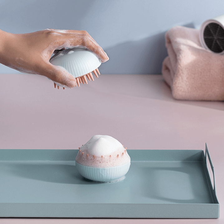 Wet Dry Silicone Hair Massage Brush
