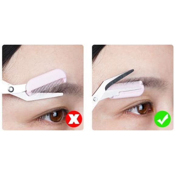 White Eyebrow Scissors