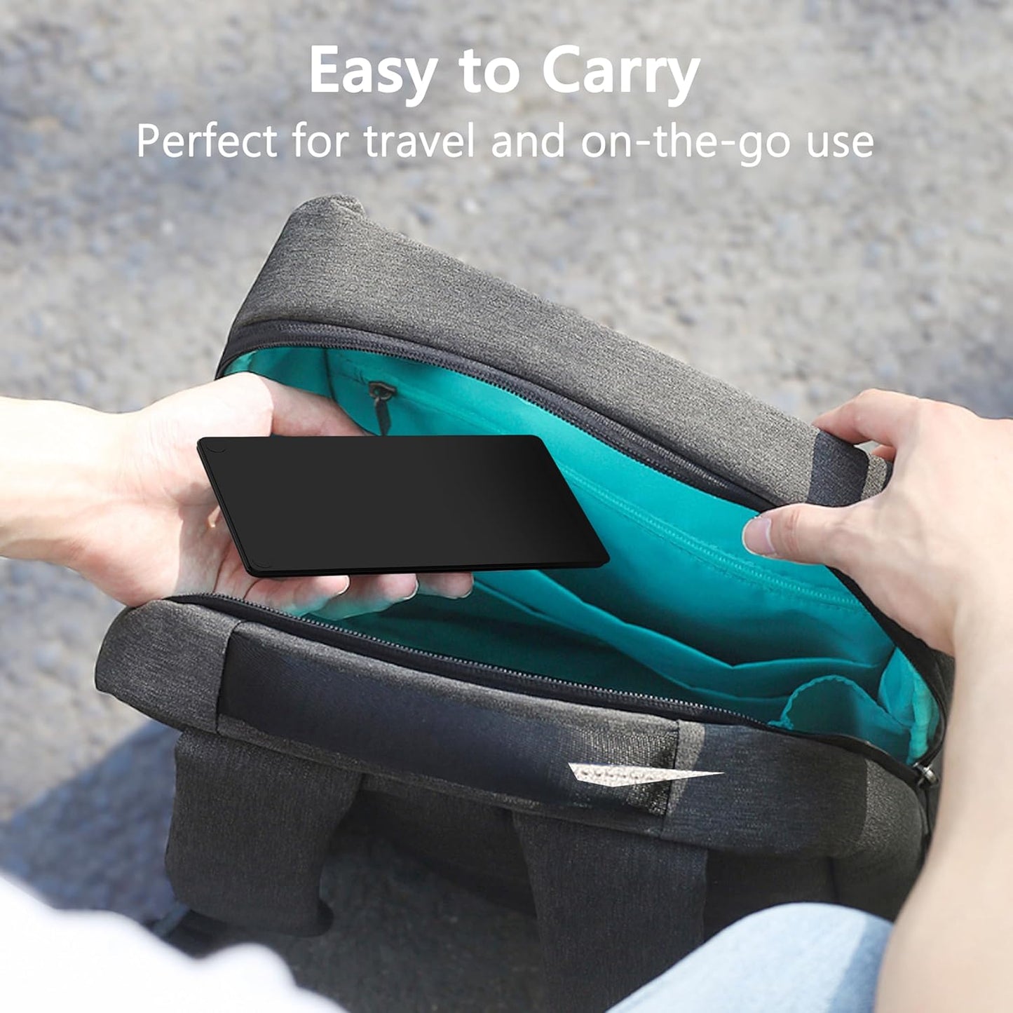 Wireless Folding Keyboard & Mouse Set - Black