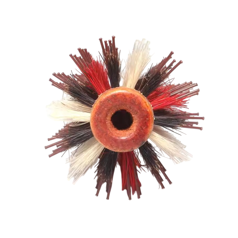 Wooden Thermal Round Blow Dry Hair Brush with Boar Bristles