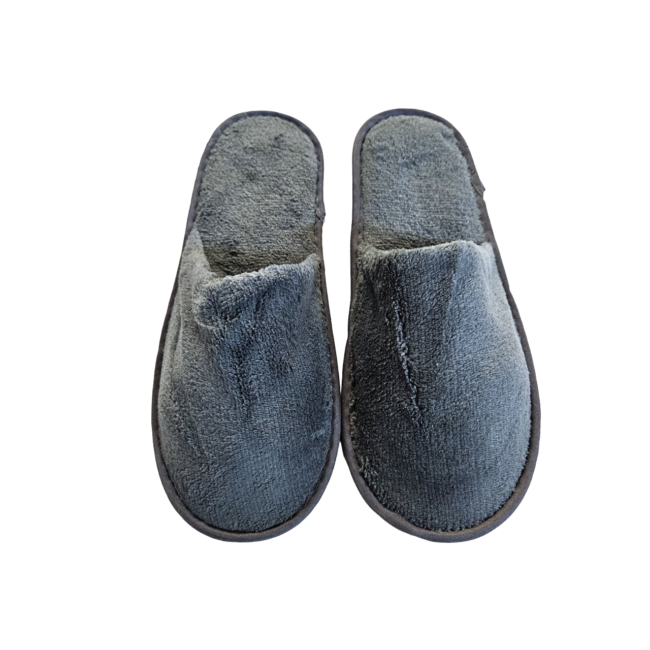 Luxury Hotel Slippers (7mm) - White/Grey