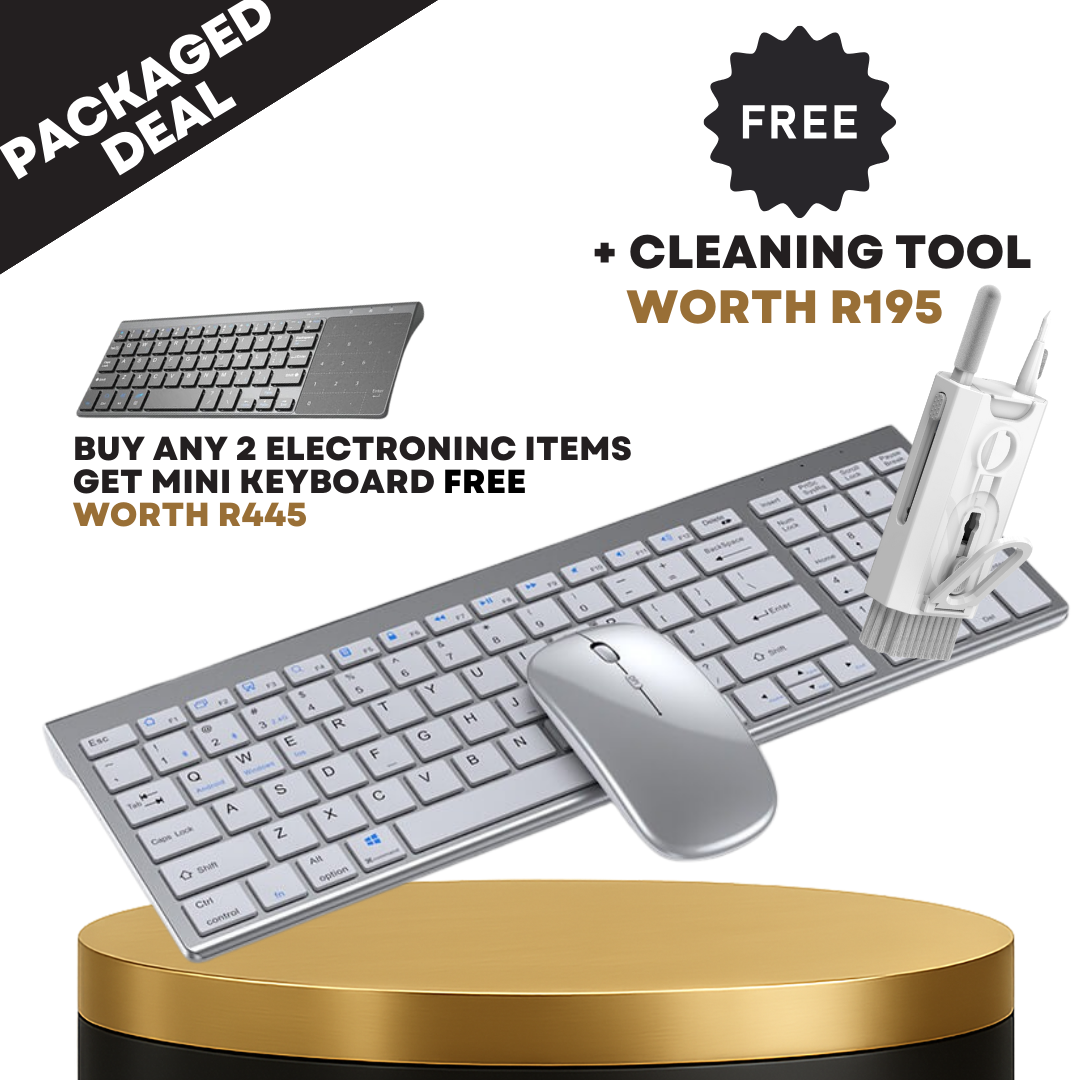 Wireless Bluetooth Keyboard & Mouse Set