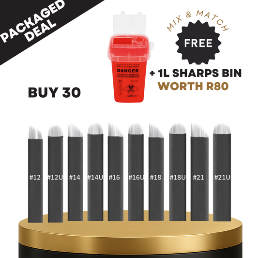 Microblading Blade Flex Black - Ultra Fine (0.18)