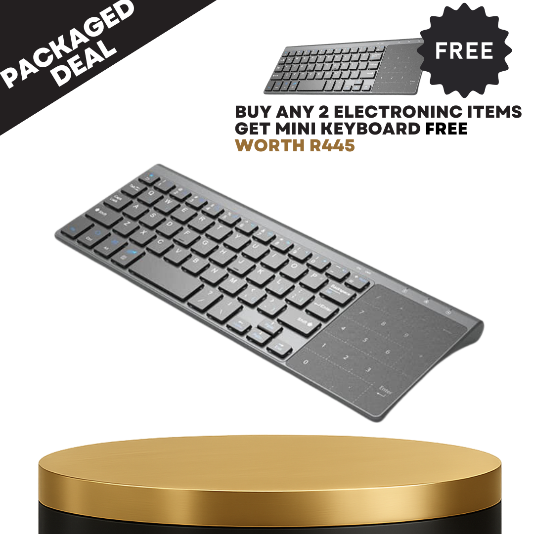 🎁 Mini Dual Mode Wireless Keyboard with Touch Pad (100% off)